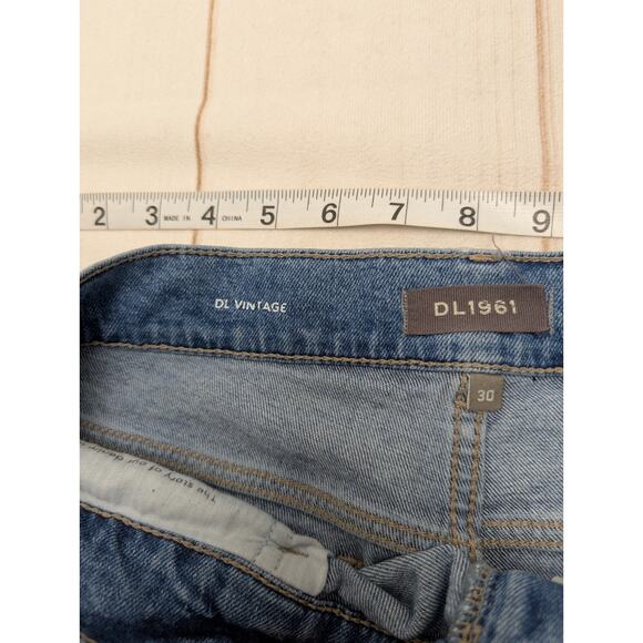 Dl1961 Patti vintage straight jeans reef raw split hem - Picture 8 of 14
